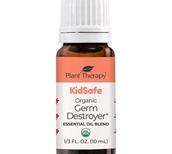 Plant Therapy KidSafe Organic Destroyer Essential Oil Blend 10 mL (1/3 oz) 100% Pure, Undiluted, Therapeutic Grade