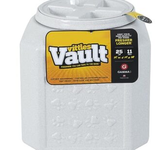 Gamma2 Vittles Vault Dog Food Storage Container, Up To 25 Pounds Dry Pet Food Storage, Made in USA
