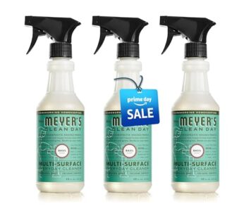 MRS. MEYER’S CLEAN DAY All-Purpose Cleaner Spray, Basil, 16 fl. oz – Pack of 3