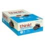think! Protein Bars, High Protein Snacks, Gluten Free, Kosher Friendly, Cookies and Cr?me, Nutrition Bars, 2.1 Oz per Bar, 10 Count (Packaging May Vary)