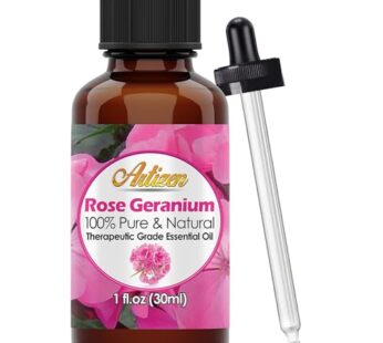 Artizen 30ml Oils – Rose Geranium Essential Oil – 1 Fluid Ounce