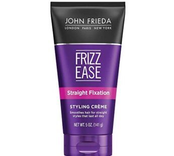 John Frieda Frizz-Ease Straight Fixation Styling Creme 5 oz (Pack of 4)