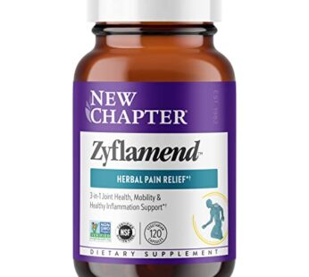 New Chapter Zyflamend? Multi-Herbal Pain Reliever+ Joint Supplement, 10-in-1 Superfood Blend with Ginger & Turmeric for Healthy Inflammation Response & Herbal Pain Relief+, 120 Count