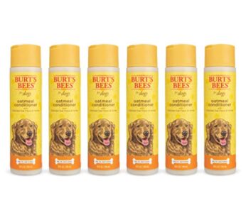 Burt’s Bees for Pets Naturally Derived Oatmeal Conditioner with Colloidal Oat Flour & Honey – Dog Oatmeal Shampoo – Cruelty Free, Made in the USA – 10 Oz – 6 Pack