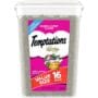 TEMPTATIONS Classic Crunchy and Soft Cat Treats Blissful Catnip Flavor, 16 Ounce (Pack of 1)