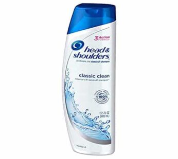 Head & Shoulders Classic Clean Dandruff Shampoo 13.5 oz (2 pack)