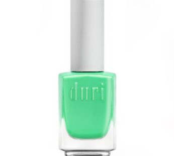 duri Nail Polish, 102S Summer Rain, Pastel Mint Shade, Semi Matte Finish, Full Coverage, Quick Drying, 0.45 Fl Oz