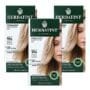 Herbatint Permanent Haircolor Gel, 9N Honey Blonde, Alcohol Free, Vegan, 100% Grey Coverage - 4.56 oz (3 Pack)