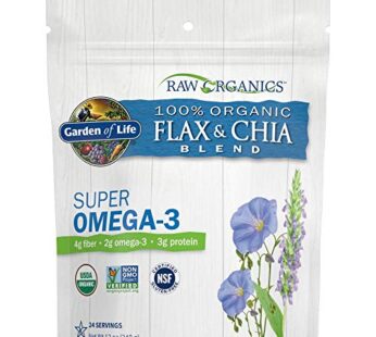 Garden Of Life Raw Organics Organic Flax Meal Plus Chia Seeds, 12 Ounce