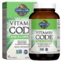 Garden of Life Raw B Complex - Vitamin Code - 60 Vegan Capsules, High Potency Vitamins for Energy & Metabolism with B2 Riboflavin, B1, B3, B6, Folate, B12 as Methylcobalamin & Biotin Plus Probiotics