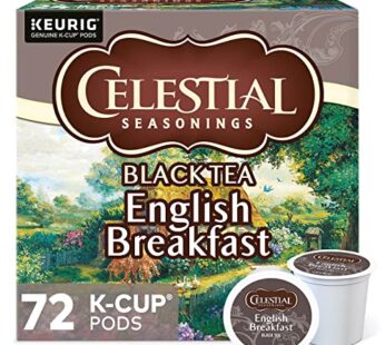 Celestial Seasonings English Breakfast Tea Keurig Single-Serve K-Cup Pods, 72 Count