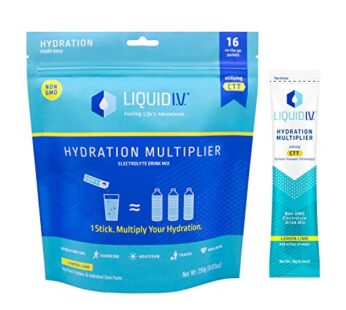 Liquid I.V. Hydration Lemon Lime Electrolyte Powder Drink Mix, 28 Count