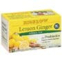 Bigelow Tea Lemon Ginger plus Probiotics Herbal Tea, Caffeine Free Tea with Lemon and Ginger, 18 Count Box (Pack of 6), 108 Total Tea Bags