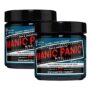 Manic Panic Enchanted Forest Hair Dye ? Classic High Voltage - (2PK) Semi-Permanent Hair Color - Deep, Teal Green Shade - For Dark & Light Hair ? Vegan, PPD & Ammonia-Free - For Coloring Hair
