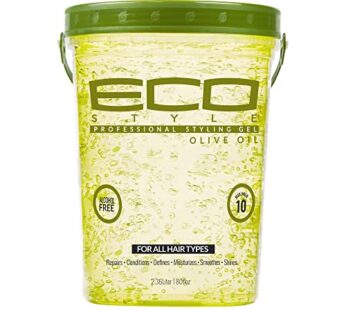 Eco Style Gel Olive Oil Styling Gel – Adds Shine and Tames Split Ends – Delivers Moisture to the Scalp – Nourishes And Repairs – Provides Weightless and Superior Hold – Ideal for all Hair – 80 oz