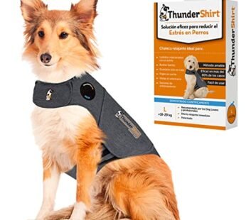 ThunderShirt for Dogs, Large, Heather Gray Classic – Dog Anxiety Relief Calming Vest