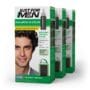 Just For Men Shampoo-In Color (Formerly Original Formula), Mens Hair Color with Keratin and Vitamin E for Stronger Hair - Darkest Brown, H-50, Pack of 3