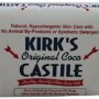 Kirk's Castile Bar Soap Clean Soap for Men, Women & Children| Premium Coconut Oil | Sensitive Skin Formula, Vegan | Original Fresh Scent | 4 oz. Bars - 12 Pack