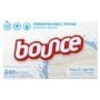 Bounce Free & Gentle Dryer Sheets, 240 Sheets, Unscented Fabric Softener Sheets, Hypoallergenic and Dermatologist Tested