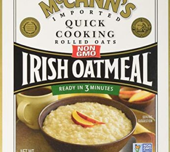 McCANN’S Irish Oatmeal, Quick Cooking Rolled Oats, 16-Ounce Boxes (Pack of 6)