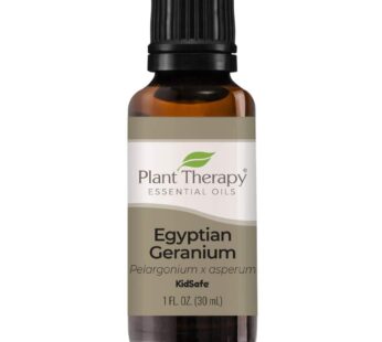 Plant Therapy Egyptian Geranium Essential Oil 100% Pure, Undiluted, Natural Aromatherapy, Therapeutic Grade 30 mL (1 oz)