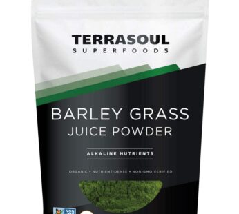 Terrasoul Superfoods Organic Barley Grass Juice Powder, 5 Oz – USA Grown | Made From Concentrated Juice | Superior to Barley Grass