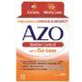 AZO Bladder Control with Go-Less Daily Supplement | Helps Reduce Occasional Urgency, leakage due to laughing, sneezing and exercise??? | 72 Capsules
