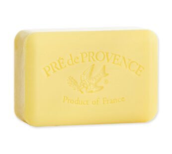 Pre de Provence Artisanal Soap Bar, Enriched with Organic Shea Butter, Natural French Skincare, Quad Milled for Rich Smooth Lather, Freesia, 8.8 Ounce