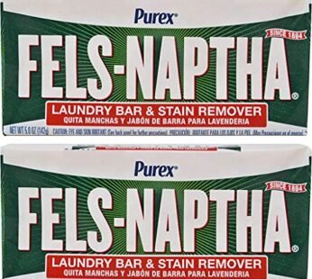 Fels Naptha Laundry Soap Bar – 5.0 oz – 2 pk