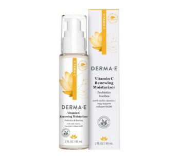 Derma E Vitamin C Renewing Moisturizer ? Brightening and Hydrating Facial Skin Renewing Cream ? Anti-Aging Facial Moisturizer and Day Cream, 2 oz