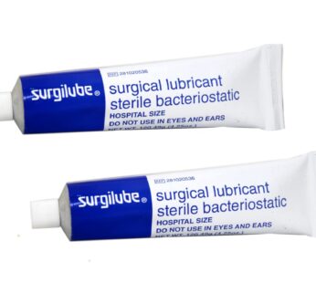 Surgilube Surgical Lubricant Sterile Bacteriostatic Jelly – 4.25 Ounces each (Value Pack of 2)