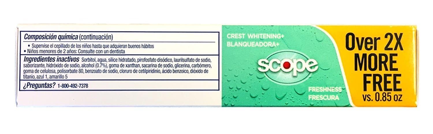 Crest Complete Multi-benefit Whitening + Scope Minty Fresh Flavor Toothpaste 2.7 Oz (Pack of 4) - Image 2