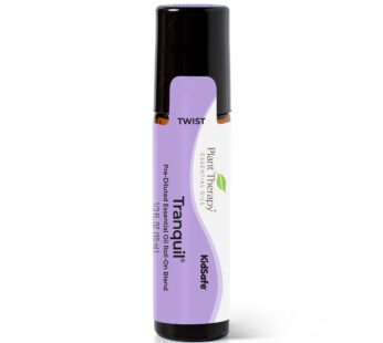 Plant Therapy Tranquil Essential Oil Blend 100% Pure, Pre-Diluted Roll-On, Natural Aromatherapy, Therapeutic Grade 10 mL (1/3 oz)