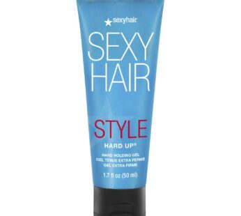 SexyHair Style Hard Up Hard Holding Gel Travel Size, 1.7 Oz | Extreme Hold | Non-Flaking Formula | All Hair Types