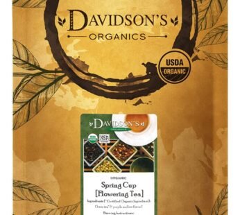 Davidson’s Organics, Spring Cup, Loose Leaf Tea, 10 pieces