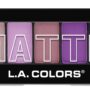 L.A. Colors 5 Color Matte Eyeshadow, Plum Pashmina, 0.25 oz.