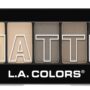 L.A. COLORS 5 Color Matte Eyeshadow, Nude Suede, 0.08 Oz, Powder