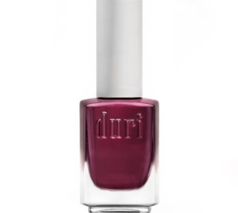 duri Nail Polish, 323 Sangria, Red Metallic Shimmer, Semi Sheer Coverage, Quick Drying, Lasting, 0.45 FL Oz Cosmetics