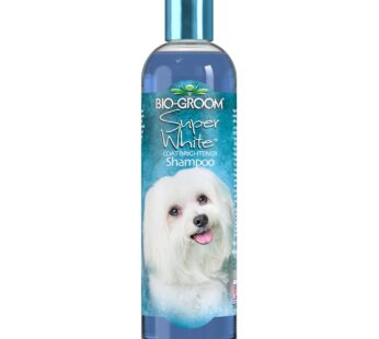 Bio-Groom Super Whitening Dog Shampoo ? Whitening Pet Shampoo, Dog Bathing Supplies, Puppy Wash, Dog Grooming Supplies, Cruelty-Free ? 12 fl oz 1-Pack