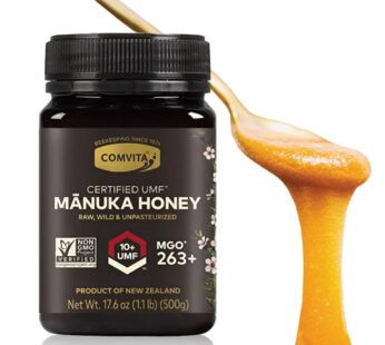 Comvita Manuka Honey (UMF 10+, MGO 263+) New Zealand?s 1 Manuka Brand Premium Superfood for Nourishing Wellness Raw, Wild, Non-GMO 17.6 oz