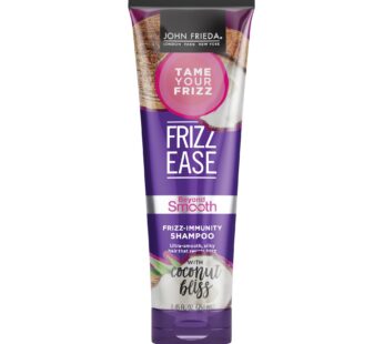 John Frieda Frizz-Immunity Shampoo with Pure Coconut Oil – Prevents Frizz and Anti-Humidity, 8.45 Ounces