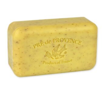 Pre de Provence Artisanal Soap Bar, Natural French Skincare, Enriched with Organic Shea Butter, Quad Milled for Rich, Smooth & Moisturizing Lather, Lemongrass, 5.3 Ounce