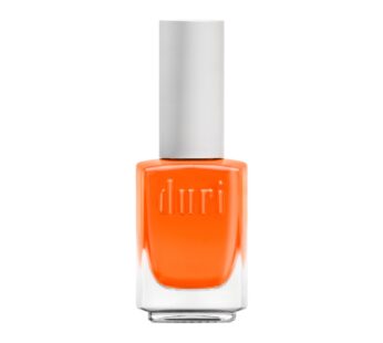 duri 647N The O.C. Orange, Neon Orange Nail Polish, Matte Finish, Quick Drying, 0.45 Fl Oz