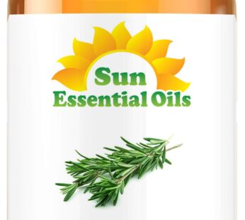 Sun Essential Oils 8oz – Rosemary Essential Oil – 8 Fluid Ounces – Pure Rosemary Oil – Aromatherapy Oils