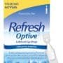 Refresh Optive Lubricant Eye Drops, Preservative-Free, 0.01 Fl Oz Single-Use Containers, 60 Count