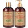 SheaMoisture Shampoo and Conditioner Set, Manuka Honey, Mafura Oil, Baobab Oil & Fig Extract, Hydrate + Replenish, Vitamin C, Sulfate Free & Hair Color Safe, Deep Conditioning, 13 Fl Oz Ea