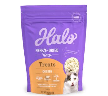 Halo 100% Chicken Breast Freeze-Dried Raw Treats, 2.2 oz.
