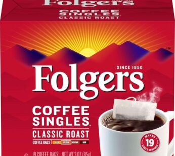 Folgers Coffee Singles (19 per box)