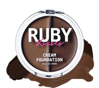 Ruby Kisses 3D Face Creator Cream Foundation & Concealer, 12 Hours Long Lasting, Medium to Full Coverage, Non-Greasy, Ideal for Makeup & Contour Palette (Level 16)