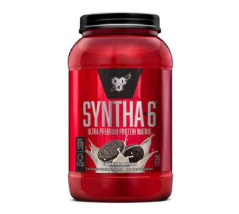 BSN SYNTHA-6 Whey Protein Powder, Micellar Casein, Milk Protein Isolate Powder, Cookies and Cream, 28 Servings (Package May Vary)